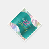 Herzlichen Glückwunsch zum Geburtstag, Namensalter Serviette (Ecke)