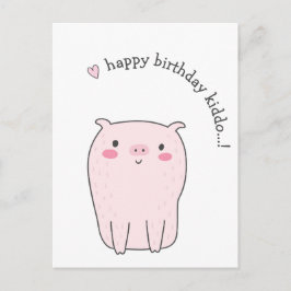 Herzlichen Glückwunsch zum Geburtstag...! Niedlich Postkarte