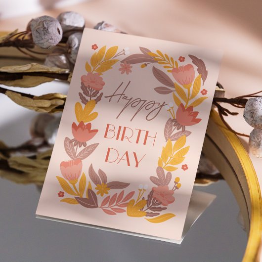 Herzlichen Glückwunsch zum Geburtstag. Niedlich ro