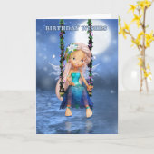 Herzlichen Glückwunsch zum Geburtstag niedliche Fe Karte (Gelbe Blume)