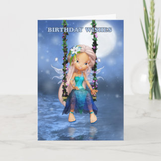 Herzlichen Glückwunsch zum Geburtstag niedliche Fe Karte