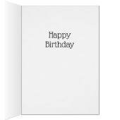 Herzlichen Glückwunsch zum Geburtstag. Niedlicher (Innen (Rechts))