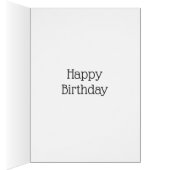 Herzlichen Glückwunsch zum Geburtstag. Niedlicher  (Innen (Rechts))