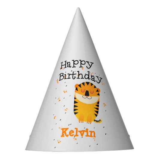 Herzlichen Glückwunsch zum Geburtstag niedlicher T Partyhütchen (Vorderseite)