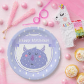 Herzlichen Glückwunsch zum Geburtstag! Niedliches Pappteller (Party)