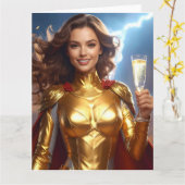 Herzlichen Glückwunsch zum Geburtstag oder Geburts Karte (Gelbe Blume)