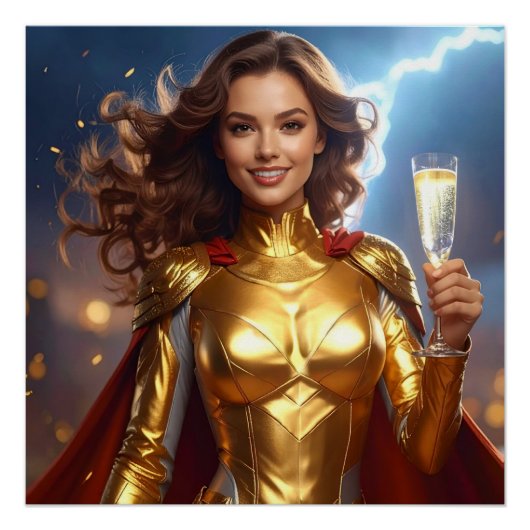 Herzlichen Glückwunsch zum Geburtstag oder Geburts Poster (Vorderseite)