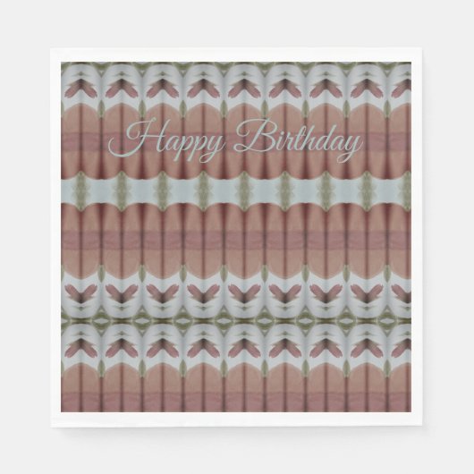 Herzlichen Glückwunsch zum Geburtstag oder zu jede Serviette (Vorderseite)