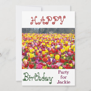 Herzlichen Glückwunsch zum Geburtstag Party für Ih Einladung