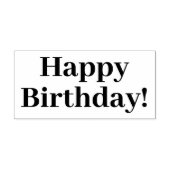 Herzlichen Glückwunsch zum Geburtstag! Permastempel (Design)