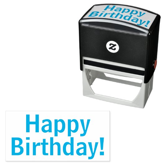 Herzlichen Glückwunsch zum Geburtstag! Permastempel (Beispiel)