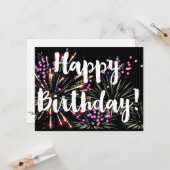 Herzlichen Glückwunsch zum Geburtstag Personalisie Karte (Vorderseite/Rückseite Beispiel)