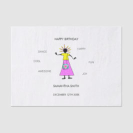 Herzlichen Glückwunsch zum Geburtstag, Phantastisc Seidenpapier