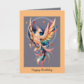 Herzlichen Glückwunsch zum Geburtstag Phoenix aufs Karte