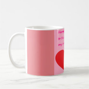 Herzlichen Glückwunsch zum Geburtstag pinkfarbene Kaffeetasse