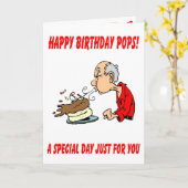 Herzlichen Glückwunsch zum Geburtstag Pop! Karte (Gelbe Blume)