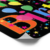 Herzlichen Glückwunsch zum Geburtstag Poster (Ecke)