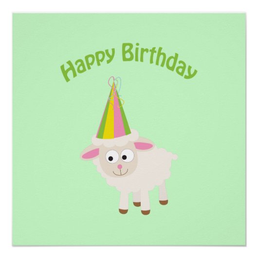 Herzlichen Glückwunsch zum Geburtstag Poster (Vorderseite)