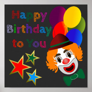 Herzlichen Glückwunsch zum Geburtstag! Poster