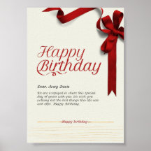 Herzlichen Glückwunsch zum Geburtstag.