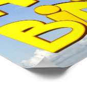 Herzlichen Glückwunsch zum Geburtstag Poster (Ecke)