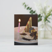 Herzlichen Glückwunsch zum Geburtstag! Postkarte (Stehend Vorderseite)