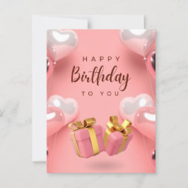 Herzlichen Glückwunsch zum Geburtstag Postkarte