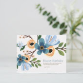 Herzlichen Glückwunsch zum Geburtstag Postkarte (Stehend Vorderseite)