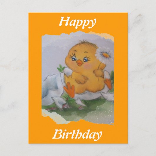 Herzlichen Glückwunsch zum Geburtstag Postkarte (Vorderseite)