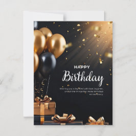 Herzlichen Glückwunsch zum Geburtstag Postkarte