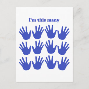 Herzlichen Glückwunsch zum Geburtstag! Postkarte