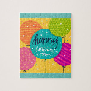 Herzlichen Glückwunsch zum Geburtstag! Puzzle