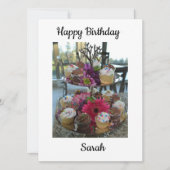 Herzlichen Glückwunsch zum Geburtstag Sarah (Vorderseite)