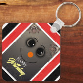 Herzlichen Glückwunsch zum Geburtstag Schlüsselanh Schlüsselanhänger (Rückseite)