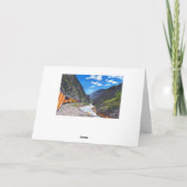 Herzlichen Glückwunsch zum Geburtstag, Schmalspurb Karte (Rückseite)