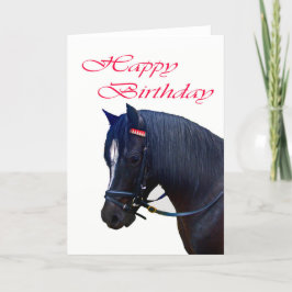 Herzlichen Glückwunsch zum Geburtstag , Schwarz-Wa Karte