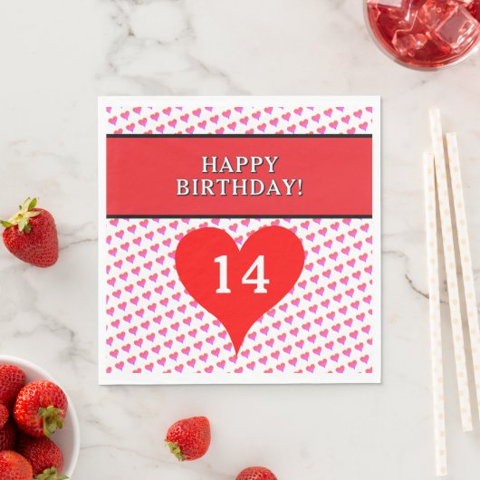Herzlichen Glückwunsch zum Geburtstag Serviette (Beispiel)