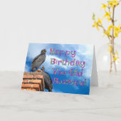 Herzlichen Glückwunsch zum Geburtstag Sie alte Buz Karte (Gelbe Blume)