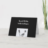 Herzlichen Glückwunsch zum Geburtstag Sie alte Buz Karte (Rückseite)