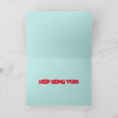 Herzlichen Glückwunsch zum Geburtstag Sie Cool Kat Karte (Innenseite)