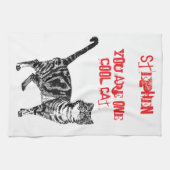 Herzlichen Glückwunsch zum Geburtstag Sie Cool Tab Geschirrtuch (Horizontal)