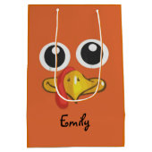 Herzlichen Glückwunsch zum Geburtstag Sie Türkei Mittlere Geschenktüte (Rückseite)