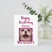 Herzlichen Glückwunsch zum Geburtstag Sie Weido Pe (Stehend Vorderseite)