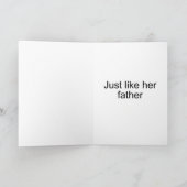 Herzlichen Glückwunsch zum Geburtstag, Sohn des Ju Karte (Innenseite)