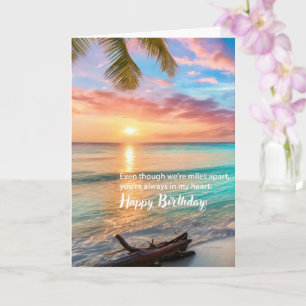 Herzlichen Glückwunsch zum Geburtstag, Strand, Mei Karte