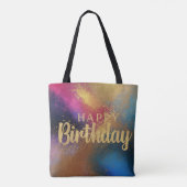 Herzlichen Glückwunsch zum Geburtstag Tasche (Rückseite)