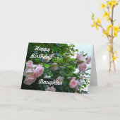 Herzlichen Glückwunsch zum Geburtstag, Tochter/Ros Karte (Gelbe Blume)