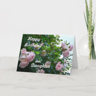 Herzlichen Glückwunsch zum Geburtstag, Tochter/Ros Karte