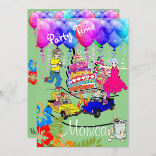 Herzlichen Glückwunsch zum Geburtstag über den Hüg Einladung