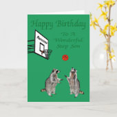 Herzlichen Glückwunsch zum Geburtstag, um die Son  Karte (Gelbe Blume)